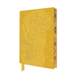 Gustav Klimt: The Kiss 2026 Artisan Art Vegan Leather Diary Planner - Page to View with Notes