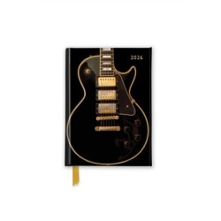 Black Gibson Guitar 2026 Luxury Pocket Diary Planner - Week to View