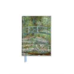 Claude Monet: Bridge over a Pond of Water Lilies 2026 Luxury Pocket Diary Planner - Week to View