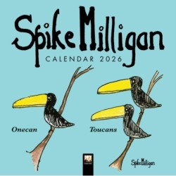Spike Milligan Mini Wall Calendar 2026 (Art Calendar)