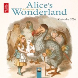 British Library: Alice's Adventures in Wonderland Mini Wall Calendar 2026 (Art Calendar)