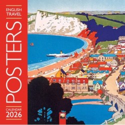 English Travel Posters Wall Calendar 2026 (Art Calendar)