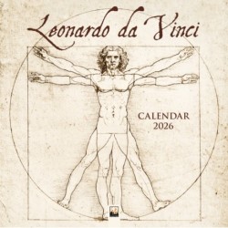 Leonardo da Vinci Wall Calendar 2026 (Art Calendar)