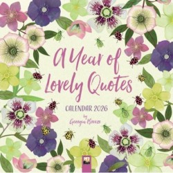 A Year of Lovely Quotes Wall Calendar 2026 (Art Calendar)