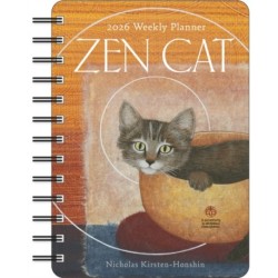 Zen Cat 2026 Weekly Planner Calendar
