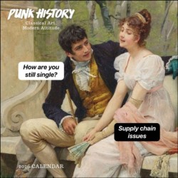 Punk History 2026 Wall Calendar: Classical Art, Modern Attitude