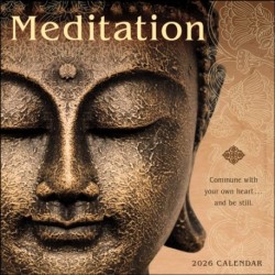 Meditation 2026 Wall Calendar