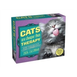 Cats Are Cheaper Than Therapy 2026 Day-to-Day Calendar: More Than 365 Cats
