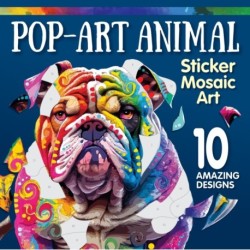 Pop-Art Animal Sticker Mosaic Art: 10 Amazing Designs