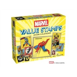 Marvel Value Stamps 2026 Day-to-Day Calendar