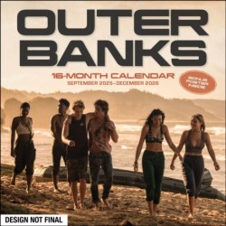 Outer Banks 16-Month 2025-2026 Wall Calendar with Bonus Poster