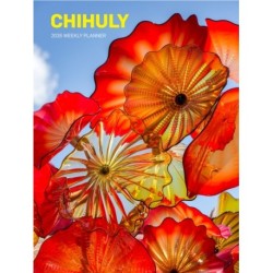 Chihuly 12-Month 2026 Weekly/Monthly Planner Calendar