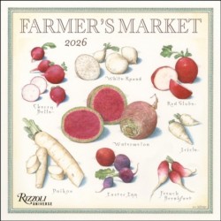 Farmer's Market 2026 Wall Calendar