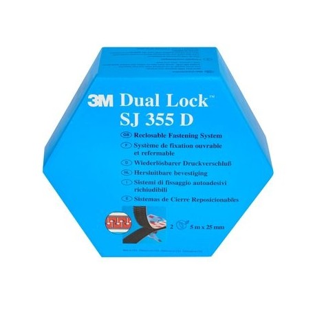 Dual lock SJ355DCF fastener 2x5m