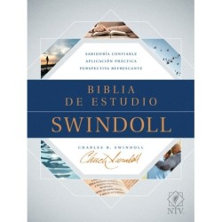 Biblia de estudio Swindoll NTV, SentiPiel, Cafe/Azul/Turques