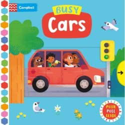 Busy Cars: A Push, Pull, Slide Book