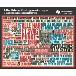 Alle tiders åbningssætninger i kriminallitteraturen