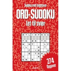 Ord-sudoku - Sudoku med bogstaver: 274 opgaver, let til svær