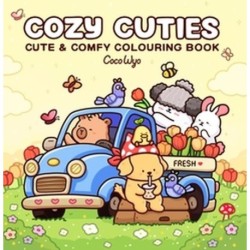 Cozy Cuties: Cute & Comfy Colouring Book