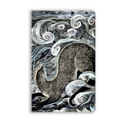 Angela Harding: Shetland Otter, Shetland Sea (Soft Touch Journal)