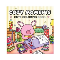 Cozy Moments: Cute Coloring Book
