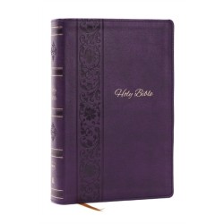 NKJV Bible: Personal Size Giant Print, Purple Leathersoft, Holy Bible, Red Letter, Comfort Print: New King James Version