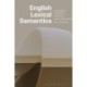 English Lexical Semantics: A Cognitive Linguistics Approach