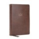 Kingdom Life Bible: Joining God's Mission to Save the World (NKJV, Brown Leathersoft, Red Letter, Comfort Print, Thumb Indexed)