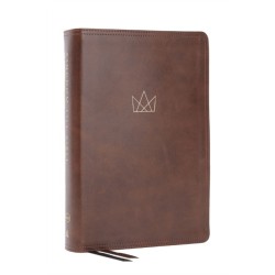 Kingdom Life Bible: Joining God's Mission to Save the World (NKJV, Brown Leathersoft, Red Letter, Comfort Print)