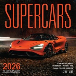 Supercars 2026: 16-Month Calendar--September 2025 through December 2026