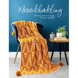 Mosaikhækling: Moderne geometriske designs til tæpper og tilbehør