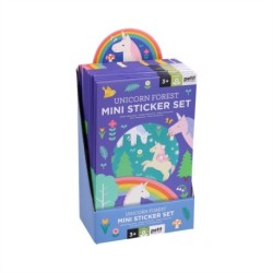 Mini Sticker Set: Unicorn Forest CDU of 20