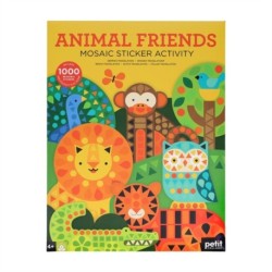 Mosaic Sticker Activity: Animal Friends