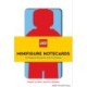 LEGO Minifigure Notecards: 12 Shaped Notecards with Envelopes
