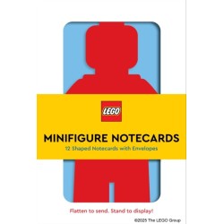 LEGO Minifigure Notecards: 12 Shaped Notecards with Envelopes