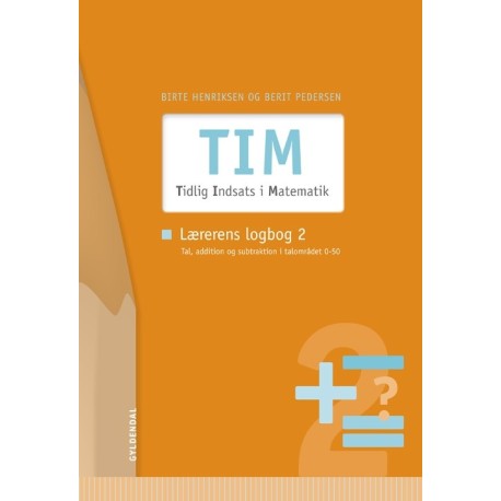 TIM - Tidlig Indsats i Matematik: Lærerens logbog 2