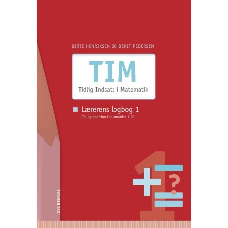 TIM - Tidlig Indsats i Matematik: Lærerens logbog 1