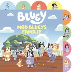 Bluey - Mød Blueys familie: Papbog med faneblade