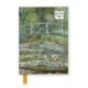 Claude Monet: Bridge over a Pond of Water Lilies (Foiled Dot Grid Journal)