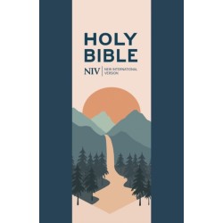 NIV Larger Print Personal Navy Blue Bible