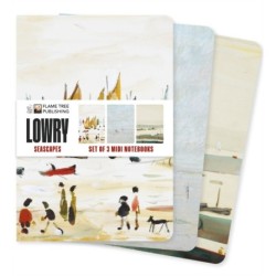 L.S. Lowry: Seascapes Set of 3 Midi Notebooks