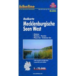 Radkarte Mecklenburgische Seen West