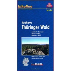 Radkarte Thüringer Wald