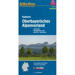 Oberbayerisches Alpenvorland, Bikeline Radkarte