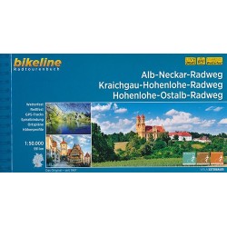 Alb-Neckar-Radweg, Kraichgau-Hohenlohe-Radweg, Hohenlohe-Ostalb-Weg