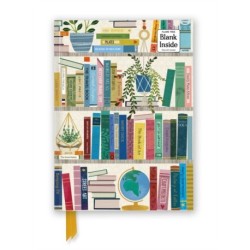 Georgia Breeze: Bookshelves (Foiled Blank Journal)