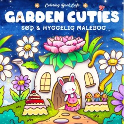 Malebog: Garden Cuties - Cozy Coloring: sød og hyggelig malebog