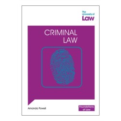 Foundations of Law - Criminal Law