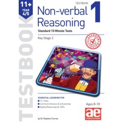 11+ Non-verbal Reasoning Year 4/5 Testbook 1: Standard Short Tests