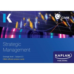 E3 STRATEGIC MANAGEMENT - REVISION CARDS